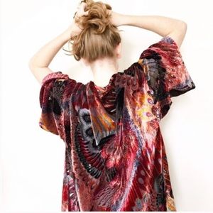 Velvet tulle Kimono